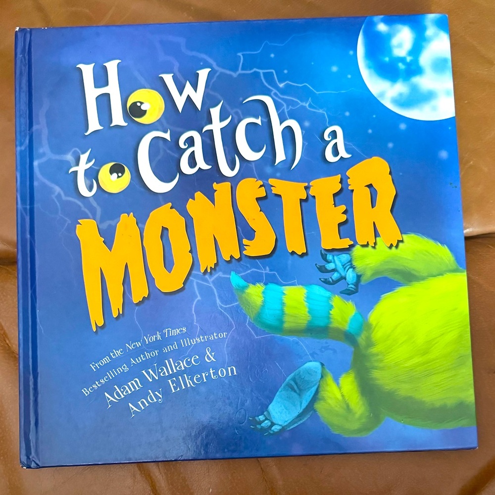 3/$20 💕 HOW TO CATCH A MONSTER hardback book